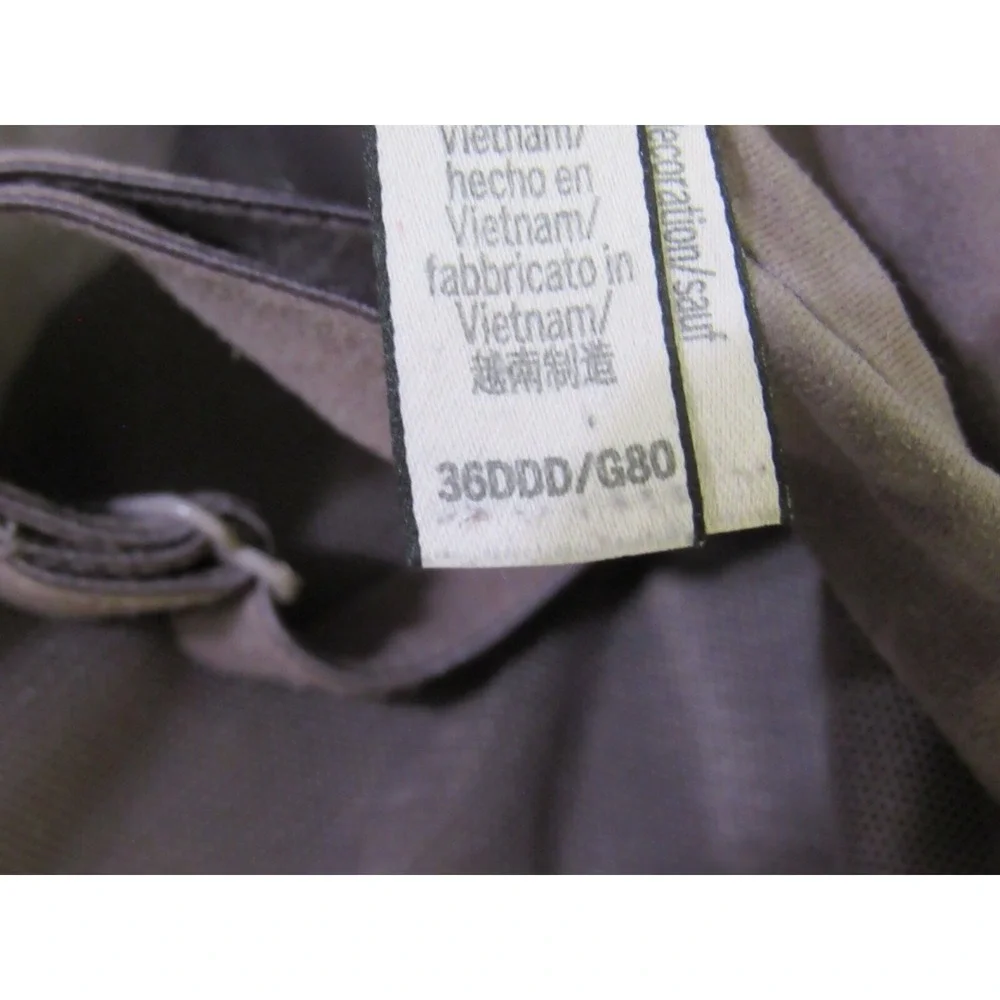 Victoria‎ Secret Lined Perfect Covered Brown Bronze Bra 36DDD